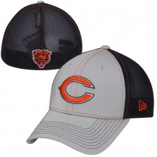 New Era Chicago Bears 39THIRTY Flex Trucker Hat - Gray/Navy Blue 1581176